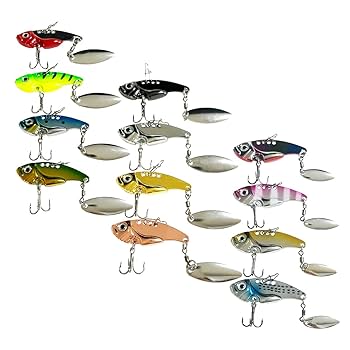 シーバスルアー　バイブレーション　セット Amazon.co.jp: オルルド釣具 メタルバイブレーションmini